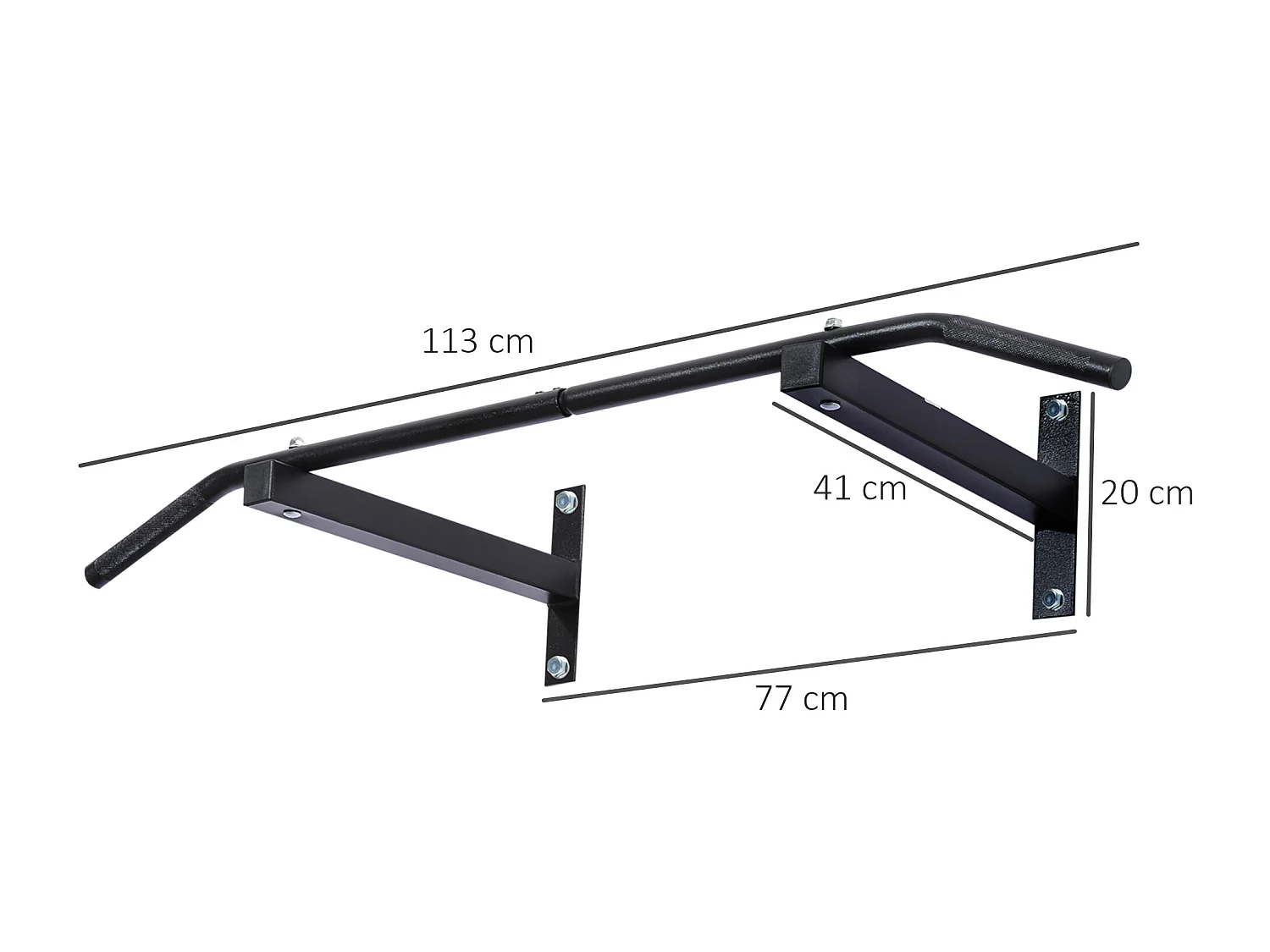 Barra per Trazione a Muro Professionale con Struttura in Acciaio