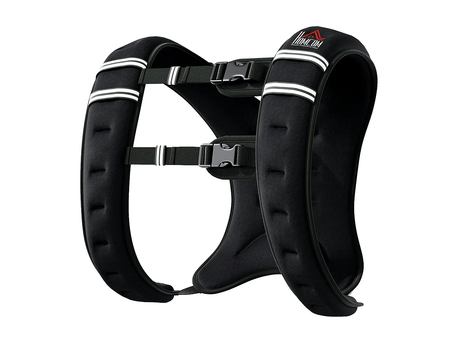 Giubbotto zavorrato 10kg traspirante con tasca portaoggetti nero