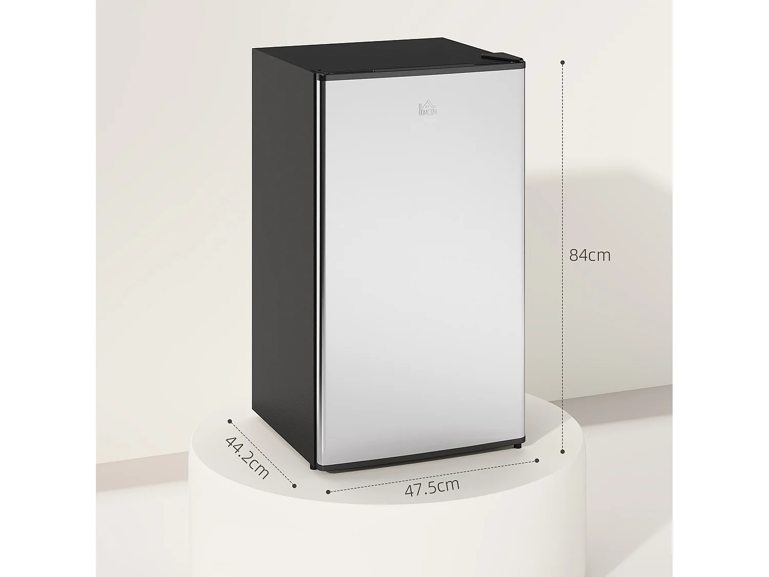 Frigorifero piccolo 91l monoporta reversibile con congelatore