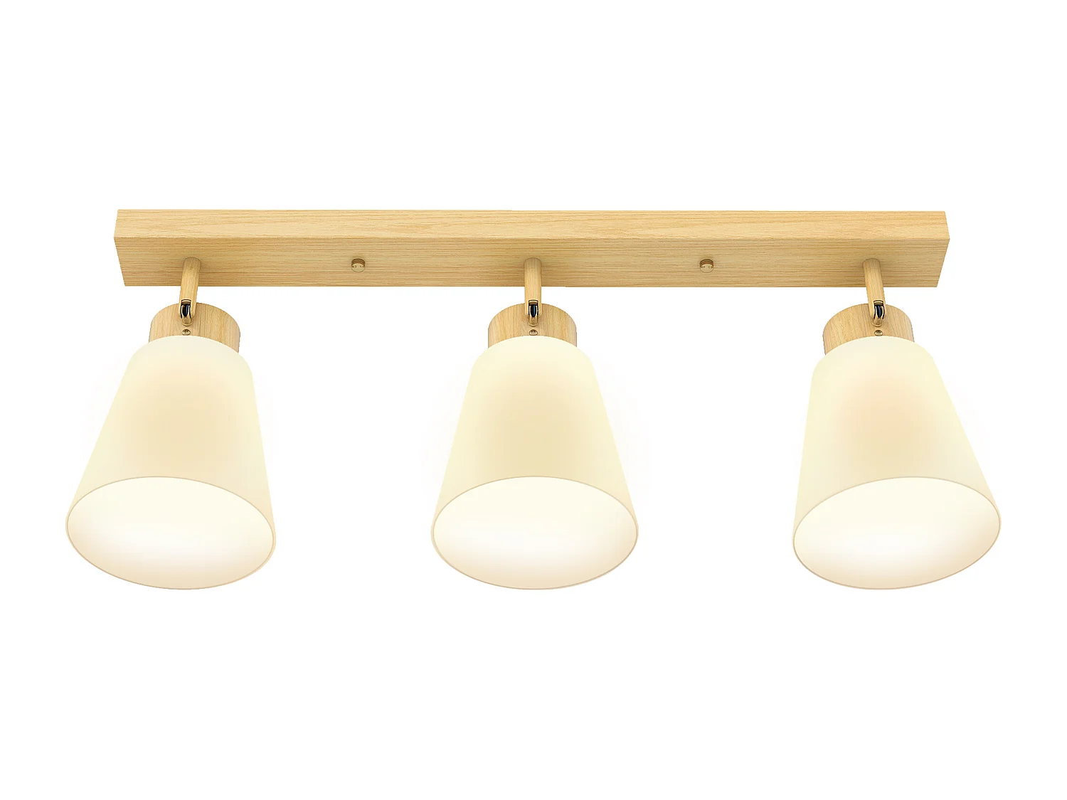 Lampadario da soffitto con 3 luci regolabili a 90° attacco e27