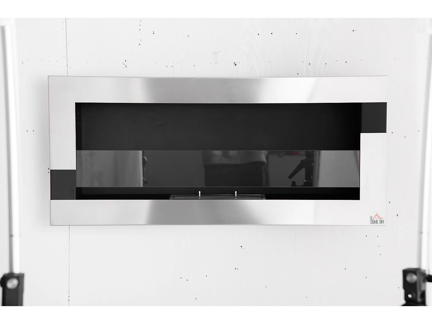 Termoventilatore da parete con timer 12h e 2 modalità grigio