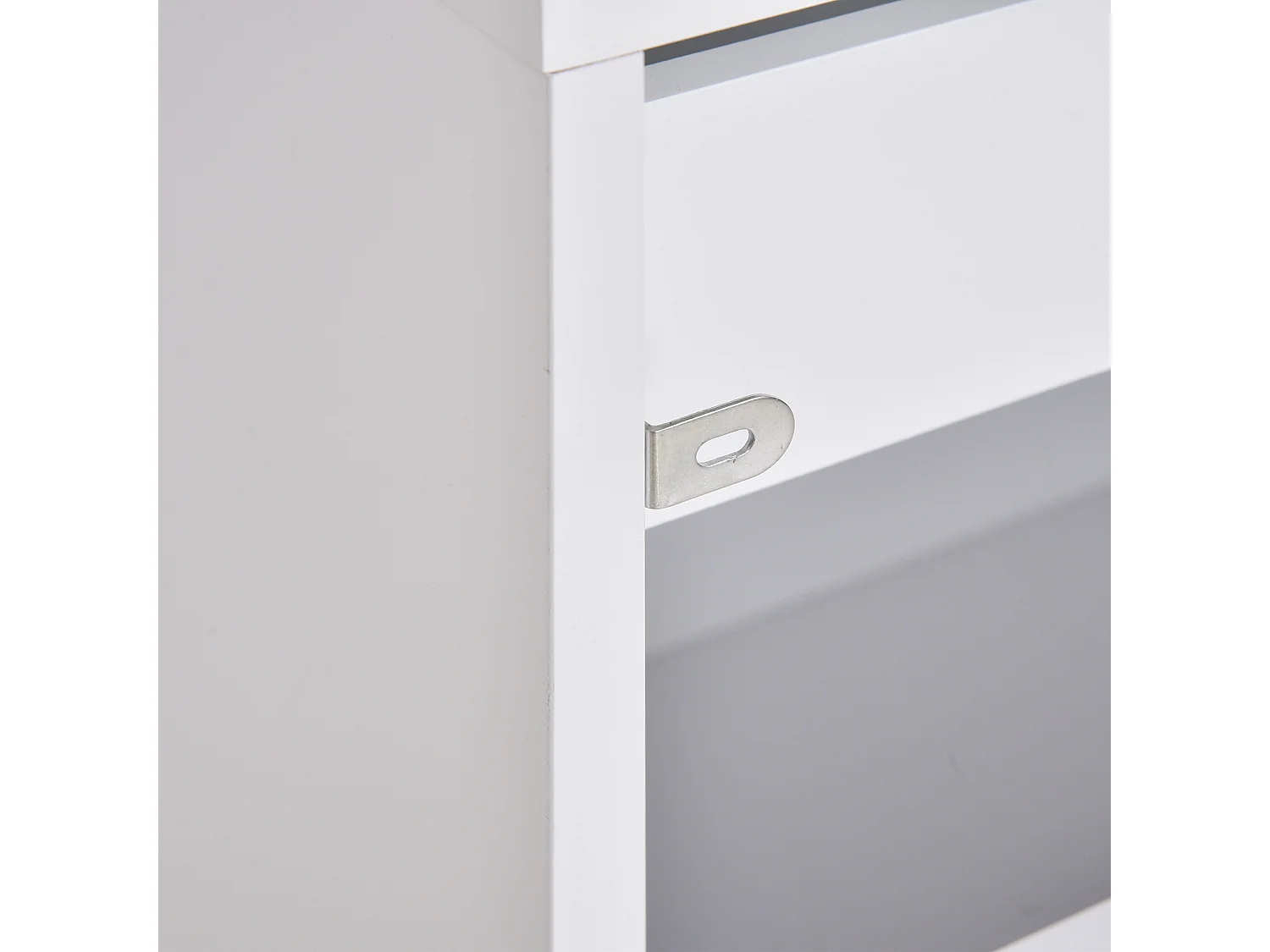 Mobiletto sottolavabo e copricolonna in legno bianco