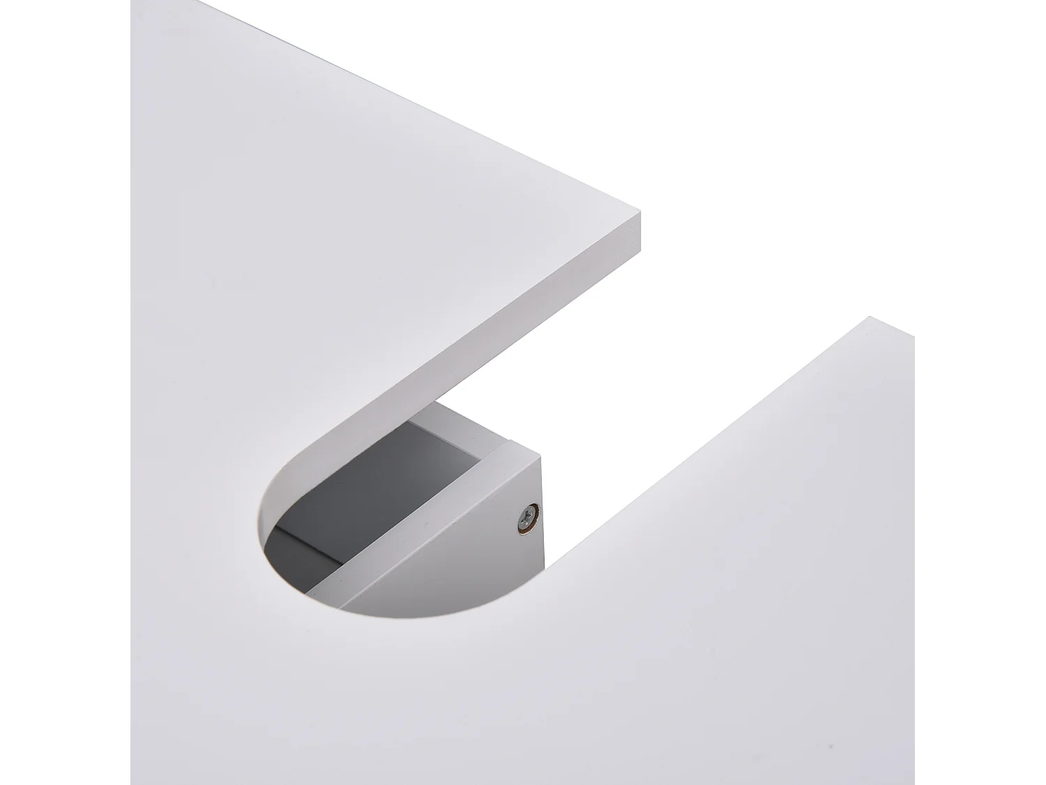 Mobiletto sottolavabo e copricolonna in legno bianco