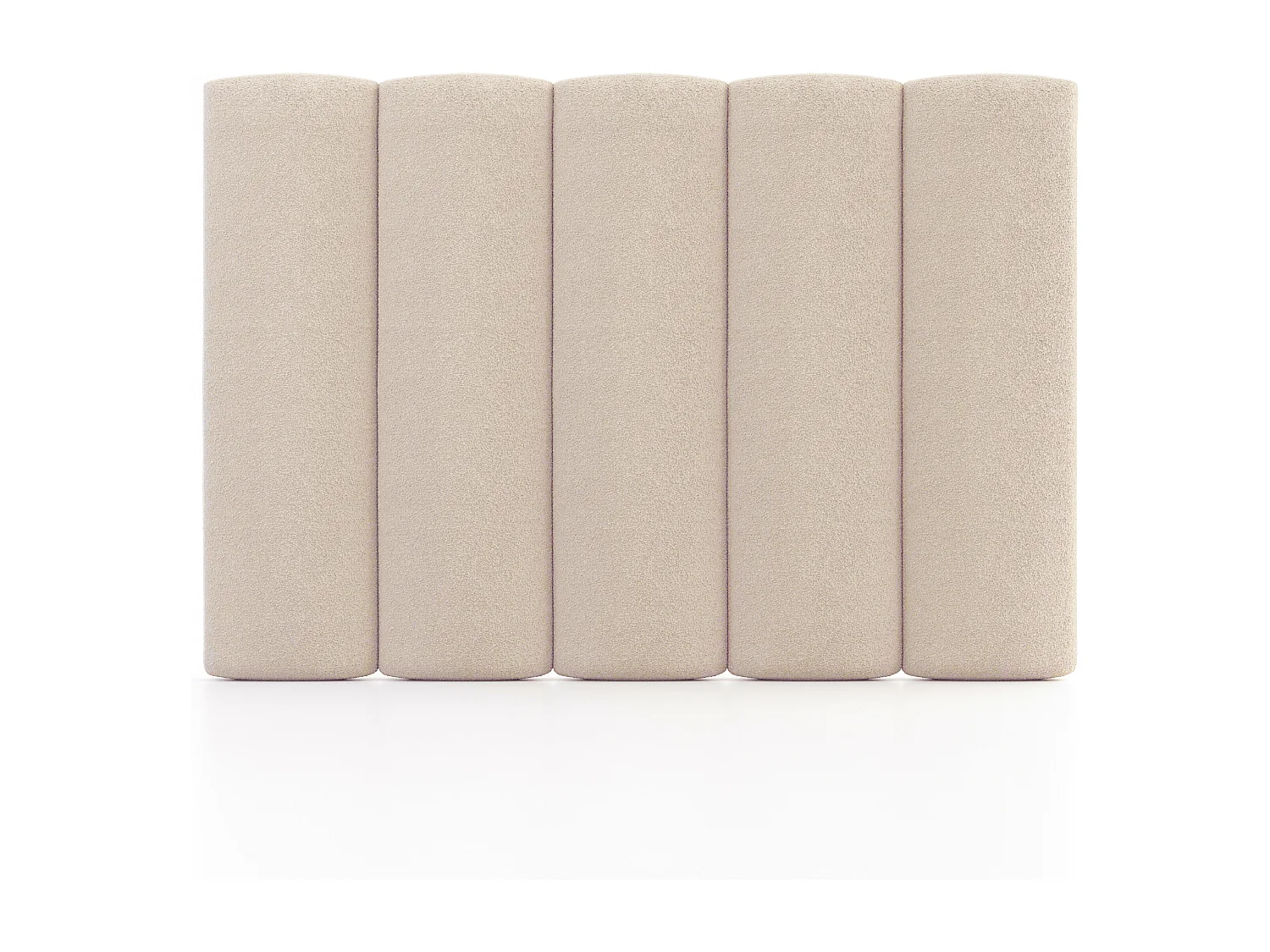Tête de lit tapizado Duna Acolchado color beige Design élégant para cama de 90 cm – 100x140 cm