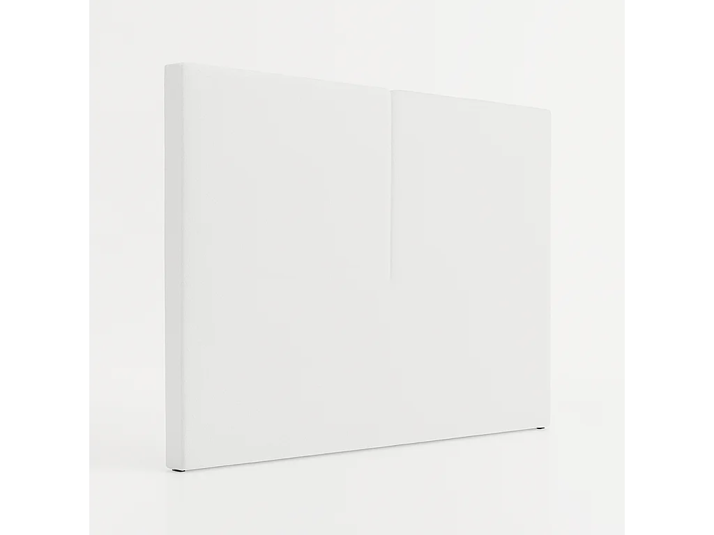 Cabecero Aura blanco – diseño moderno y minimalista, protección antimanchas – cama 105 cm – 115x125 cm