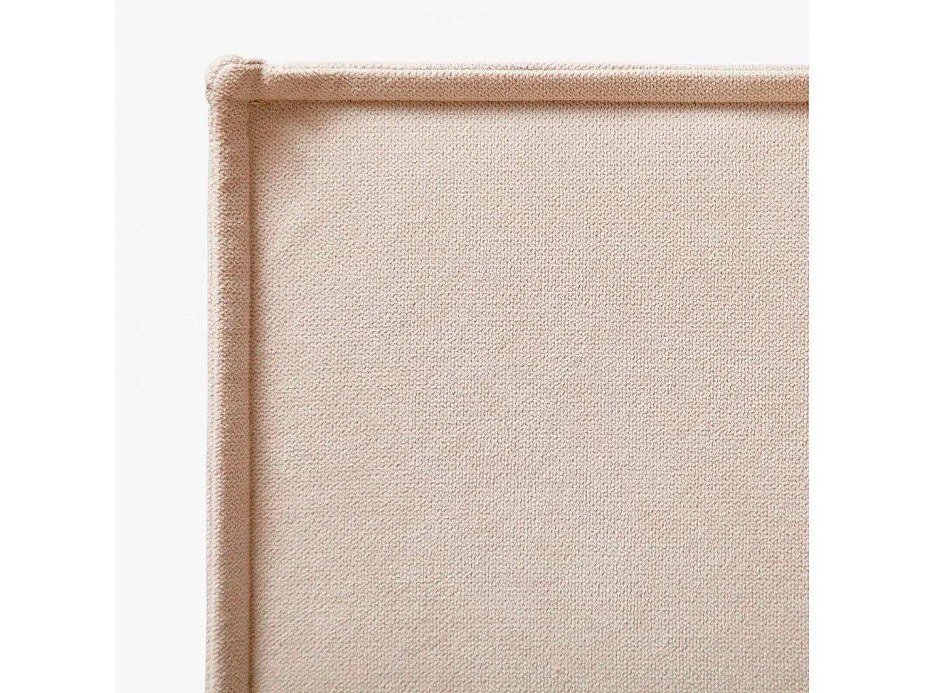 Houten gestoffeerd hoofdbord Mox Beige vlekbestendige stof. Voor bed van 200 cm - 210x125 cm