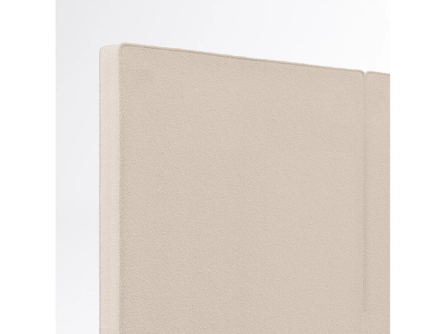 Cabecero Aura beige – diseño moderno y minimalista, protección antimanchas – cama 105 cm – 115x125 cm