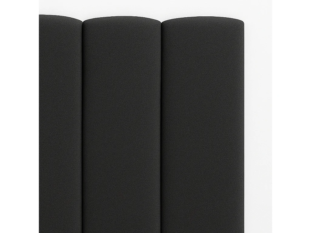 Tête de lit tapizado Duna Acolchado color anthracite Design élégant para cama de 105 cm – 110x140 cm