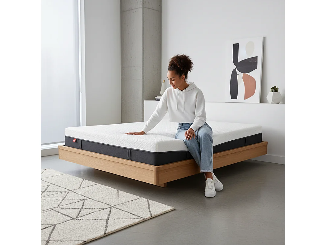 Matelas Jeune Lite| Noyau Mousse HR + Visco|140x190 cm|20 cm de Hauteur