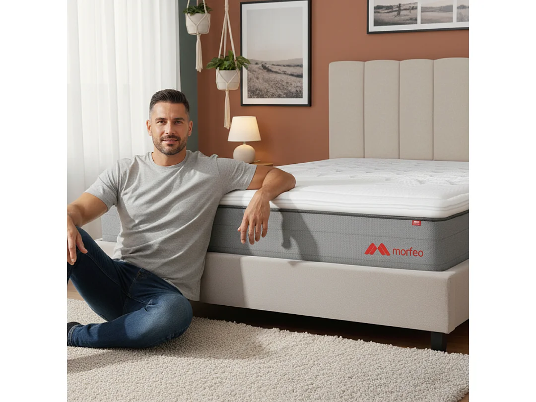 Colchón Morfeo Nature natural y ecológico | Látex y algodón orgánico 105x190