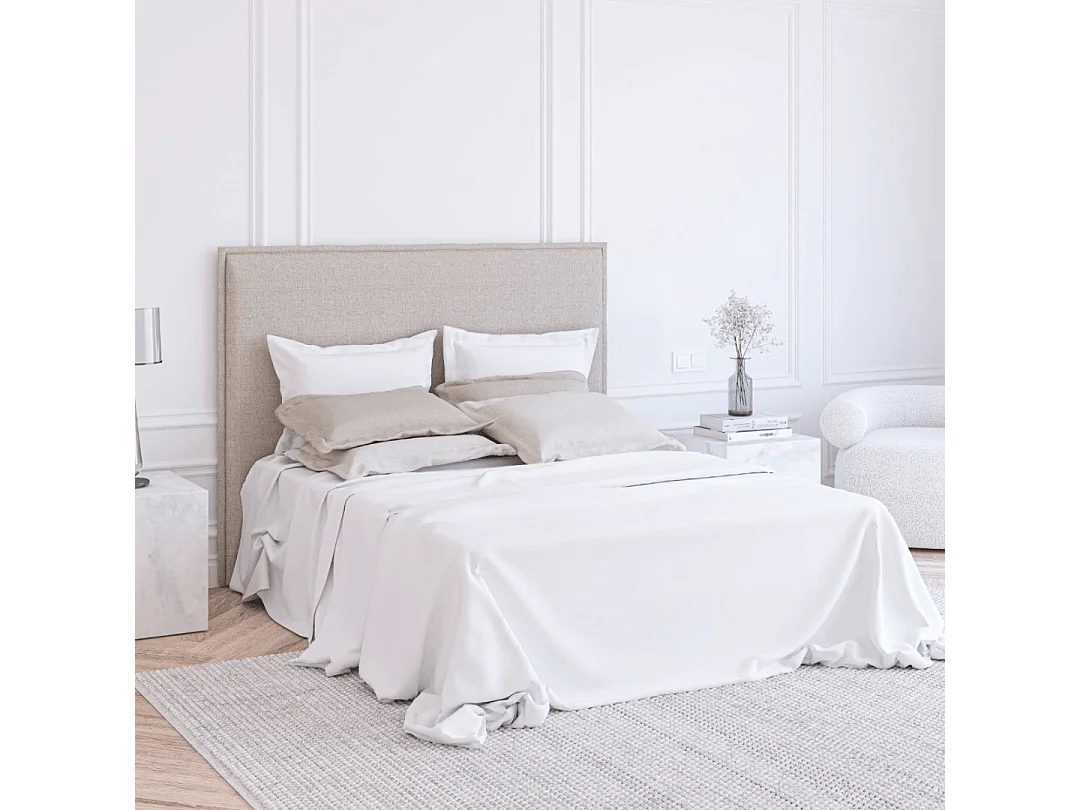 Juego sábanas ecológicas Blanco algodón 100% orgánico 160x190/200 cm