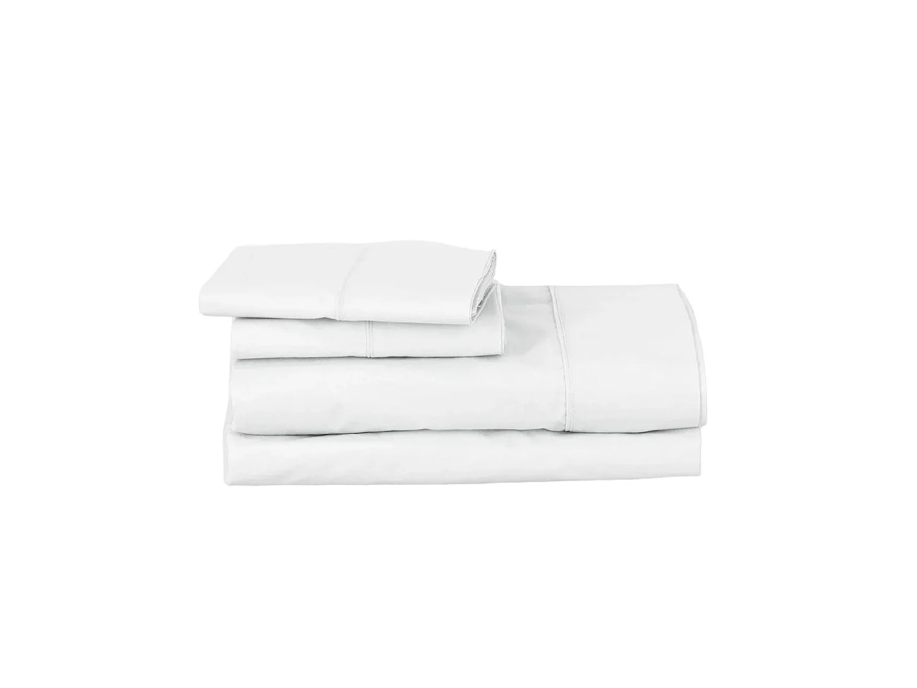 Juego sábanas ecológicas Blanco algodón 100% orgánico 160x190/200 cm