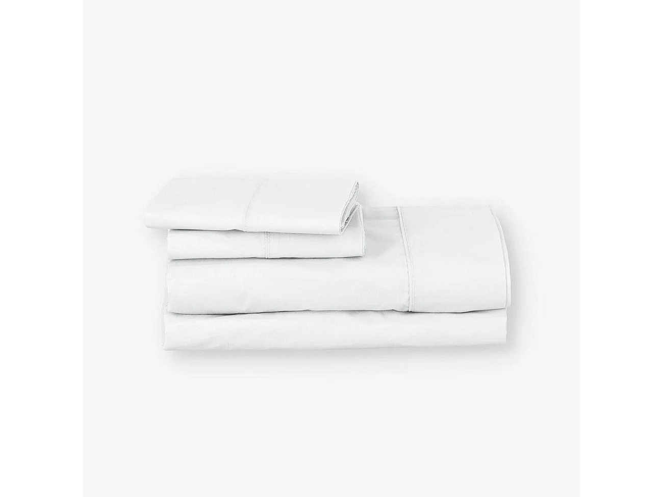 Juego sábanas ecológicas Blanco algodón 100% orgánico 200x190/200 cm