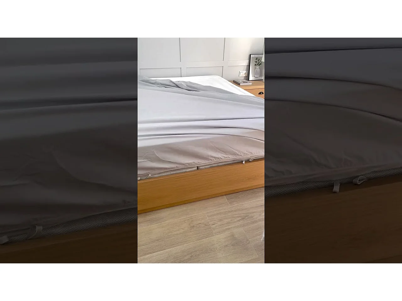 Juego sábanas ecológicas Blanco algodón 100% orgánico 200x190/200 cm