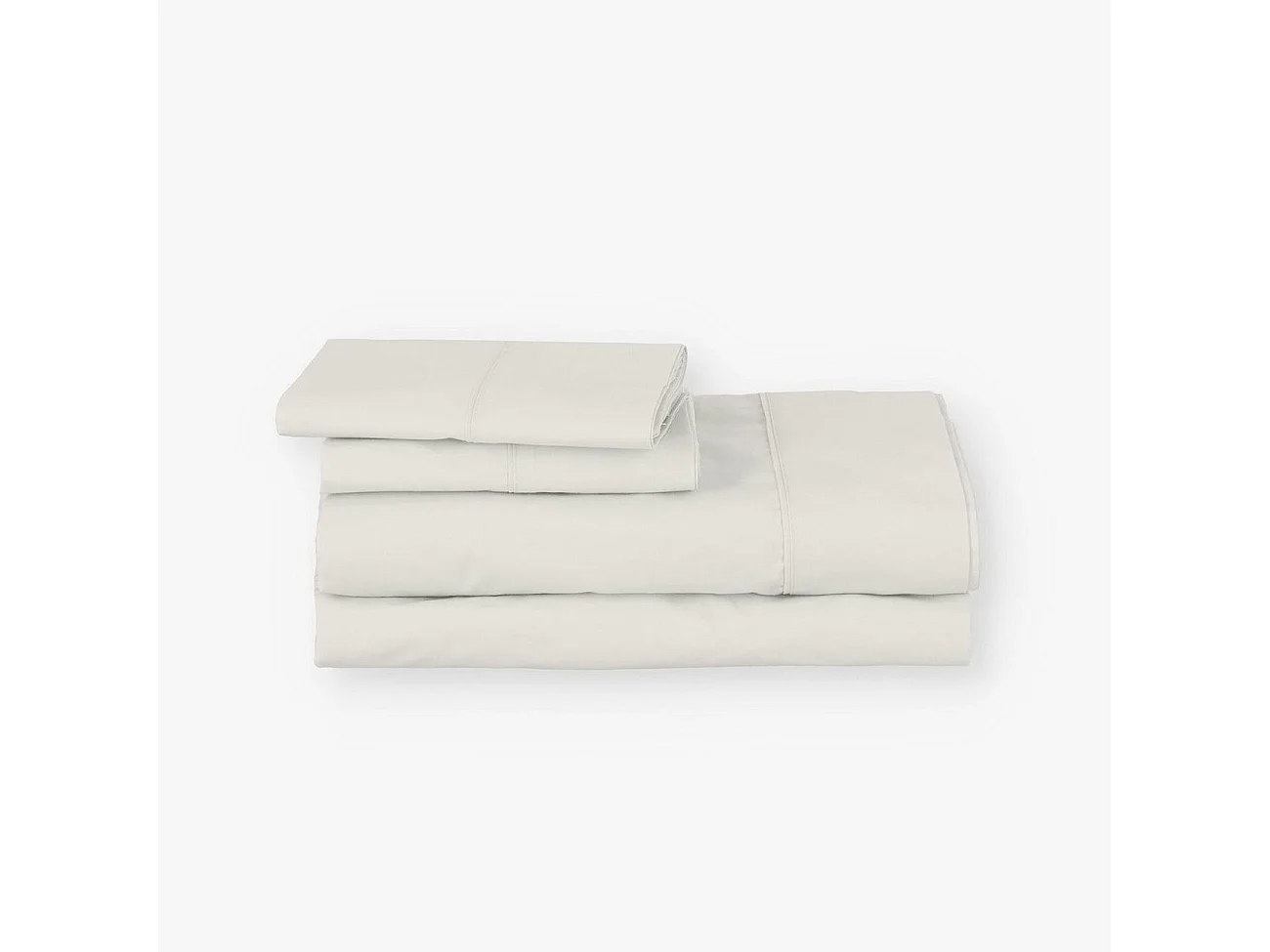 Juego de sábanas ecológicas Beige algodón 100% orgánico 200x190/200 cm