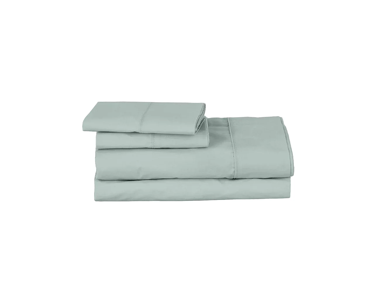 Juego de sábanas ecológicas Verde algodón 100% orgánico 150x190/200 cm