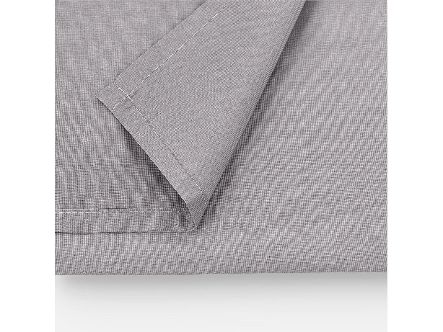 Funda nórdica gris 90x190/200 - 100% algodón orgánico premium