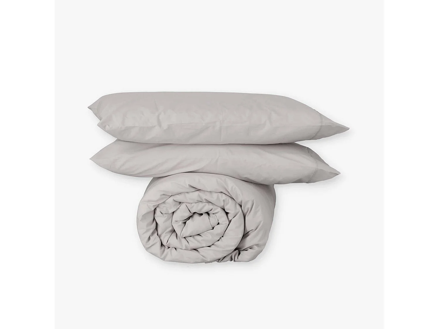 Funda nórdica gris 180x190/200 - 100% algodón orgánico premium