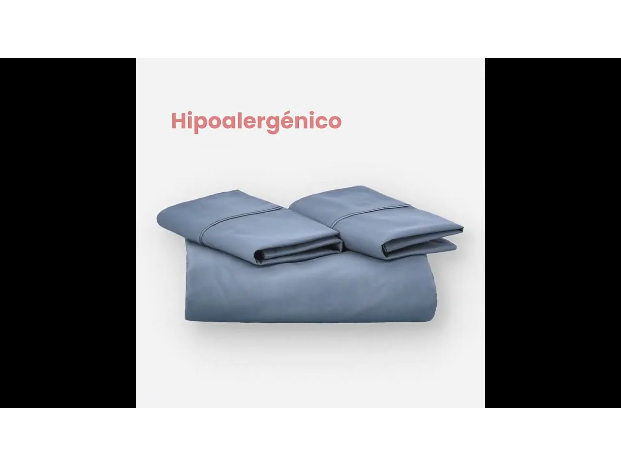 Funda nórdica gris 180x190/200 - 100% algodón orgánico premium