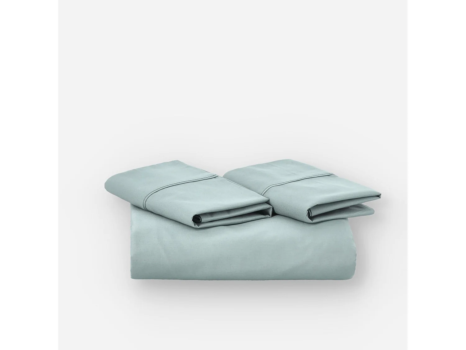 Funda nórdica verde agua 150x190/200 - 100% algodón orgánico premium