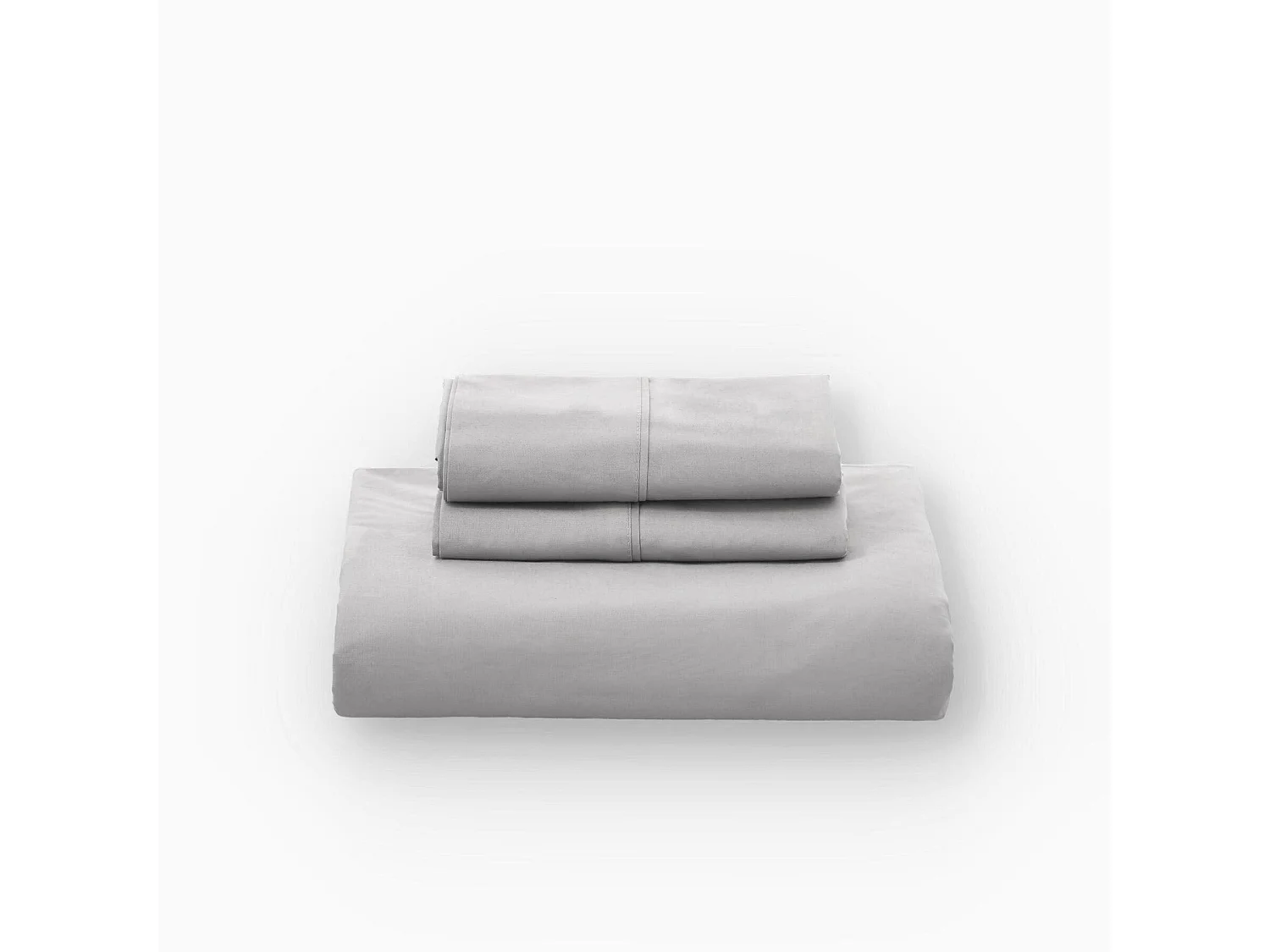 Funda nórdica gris 160x190/200 - 100% algodón orgánico premium