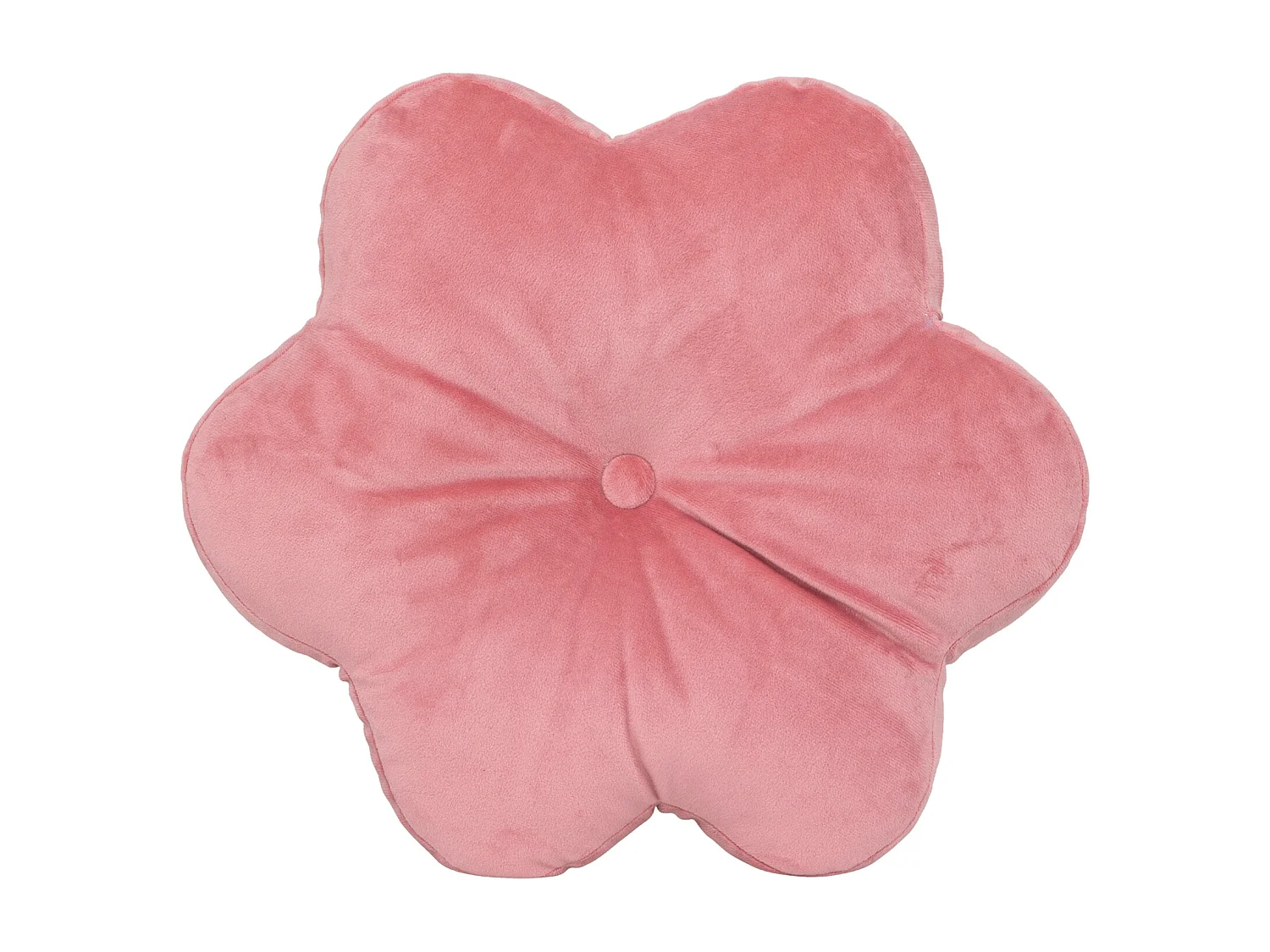 Coussin Déco Enfant "Fleur" 38cm Rose