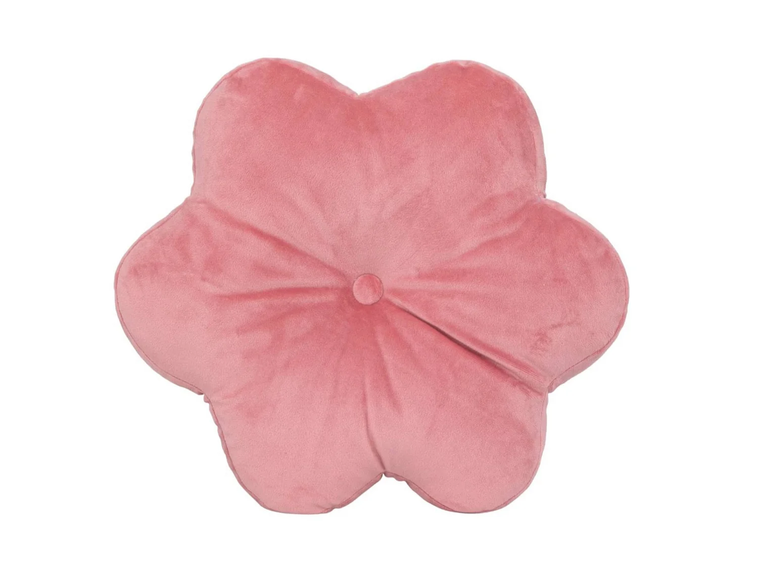 Coussin Déco Enfant "Fleur" 38cm Rose