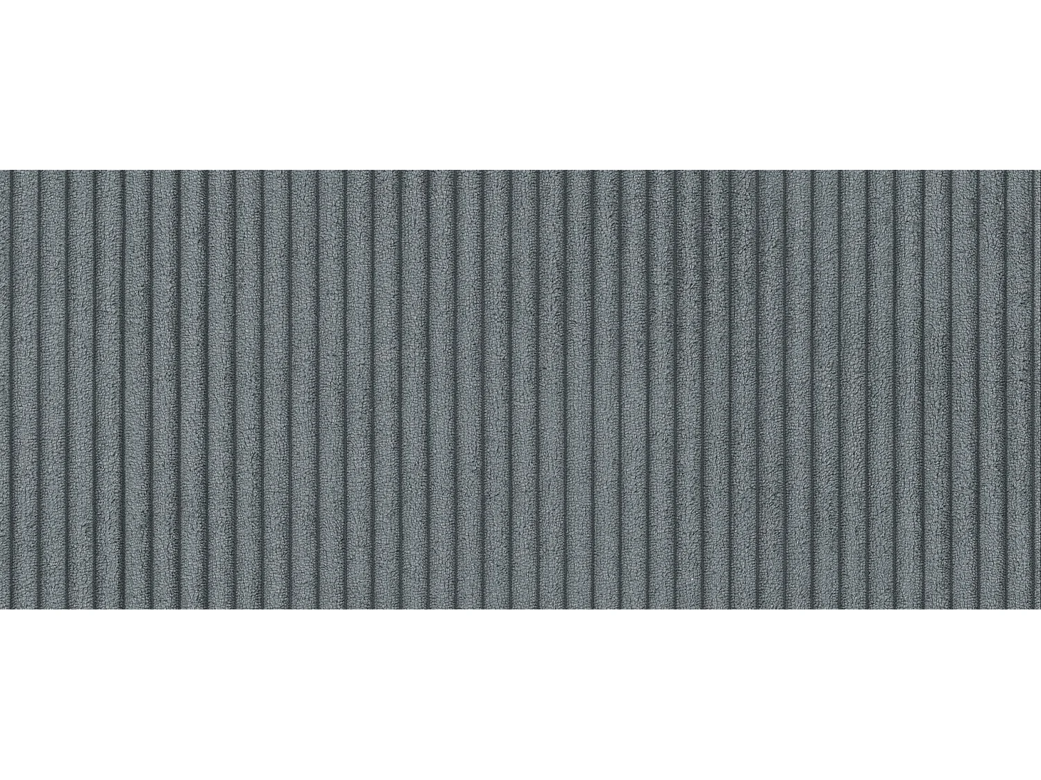 Canapé d'angle en L Modulo, tissu Lincoln, bleu-gris, côté droit