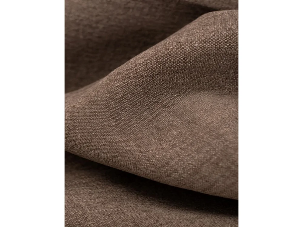 Ecksofa L-Form Luna, stoff Lins, Braun, Rechts