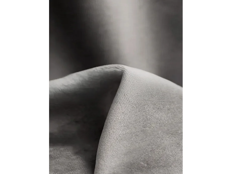 Canapé d'angle Bolla en forme de L, tissu Bluvel, gris cendré, côté droit