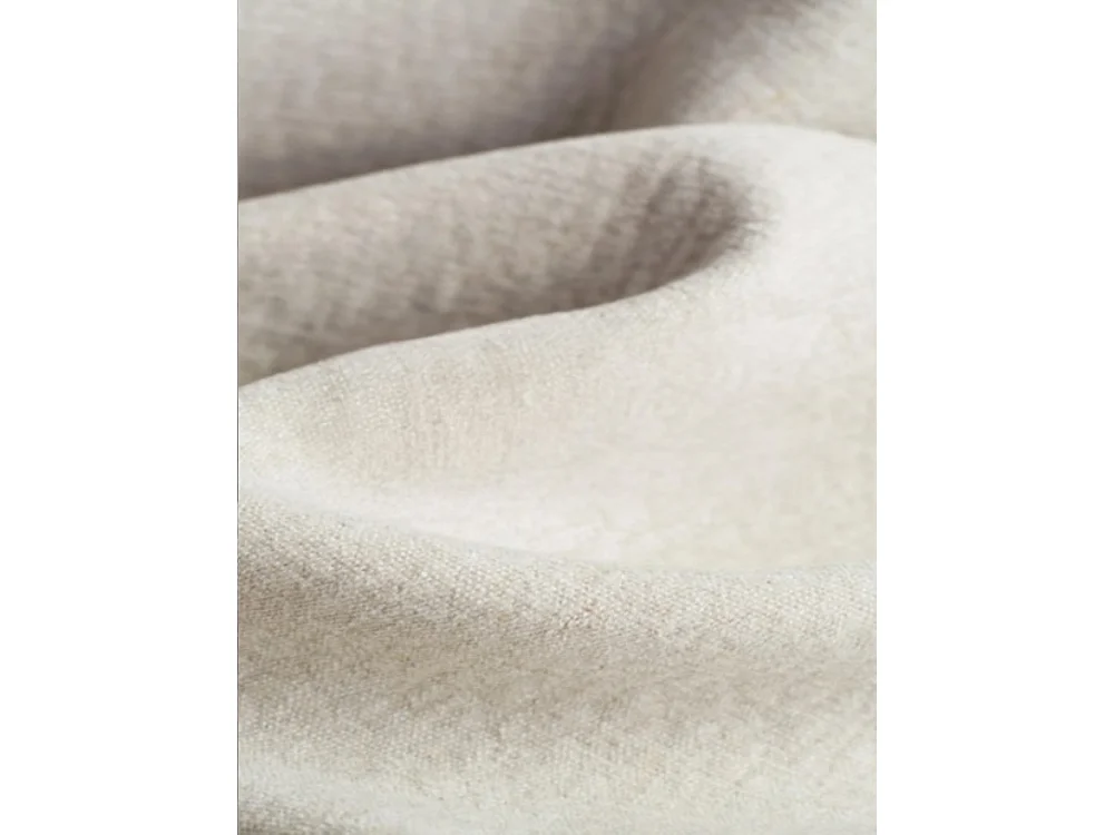 Ecksofa L-Form Luna, stoff Lins, Creme, Rechts