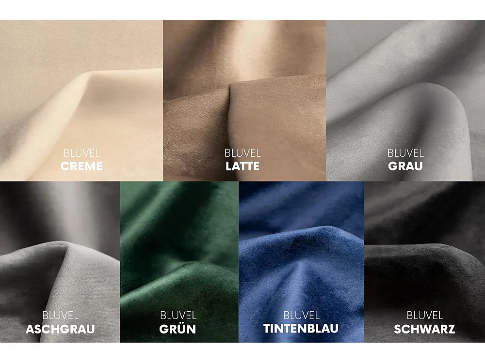 Narożnik w kształcie L Bolla, tkanina Bluvel, Szary, Prawy