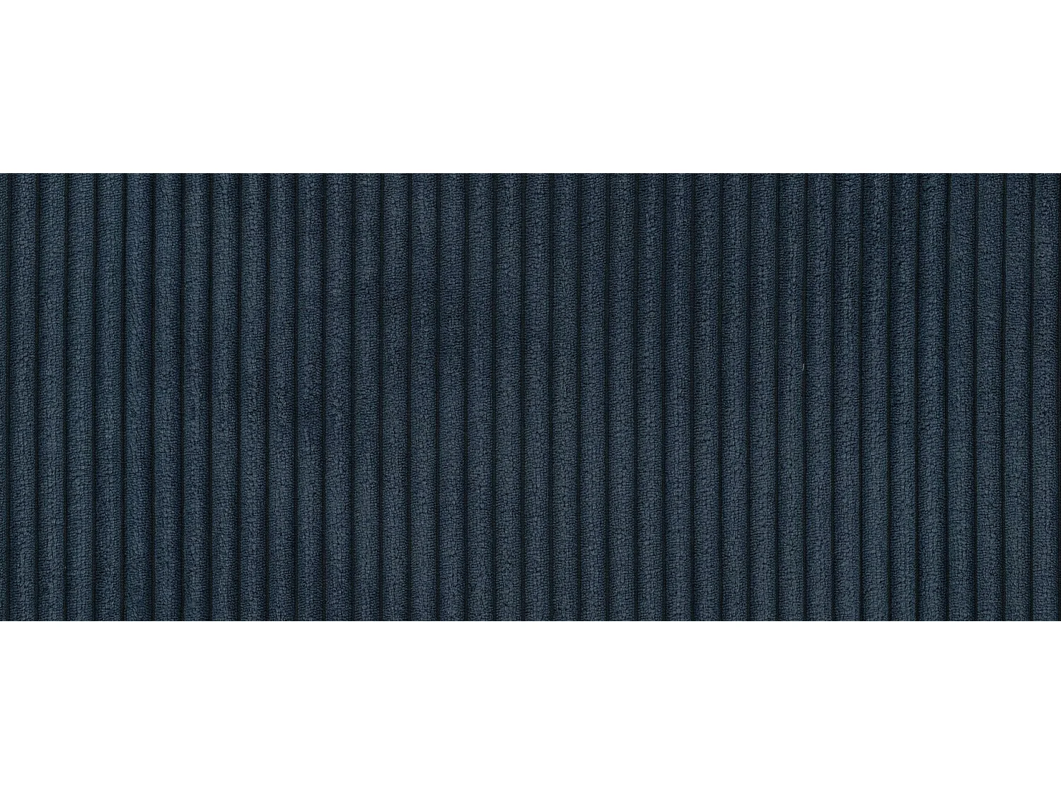 Canapé d'angle en L Modulo, tissu Lincoln, bleu foncé, gauche