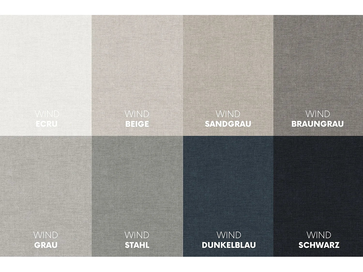 Ecksofa mit schlaffunktion und bettkasten MILO U PREMIUM, stoff WIND, Stahl