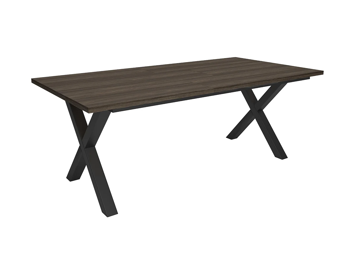 Tavolo da Pranzo, 194x90x74 cm, Per 10 persone, Tavolo Cucina, Rovere scuro