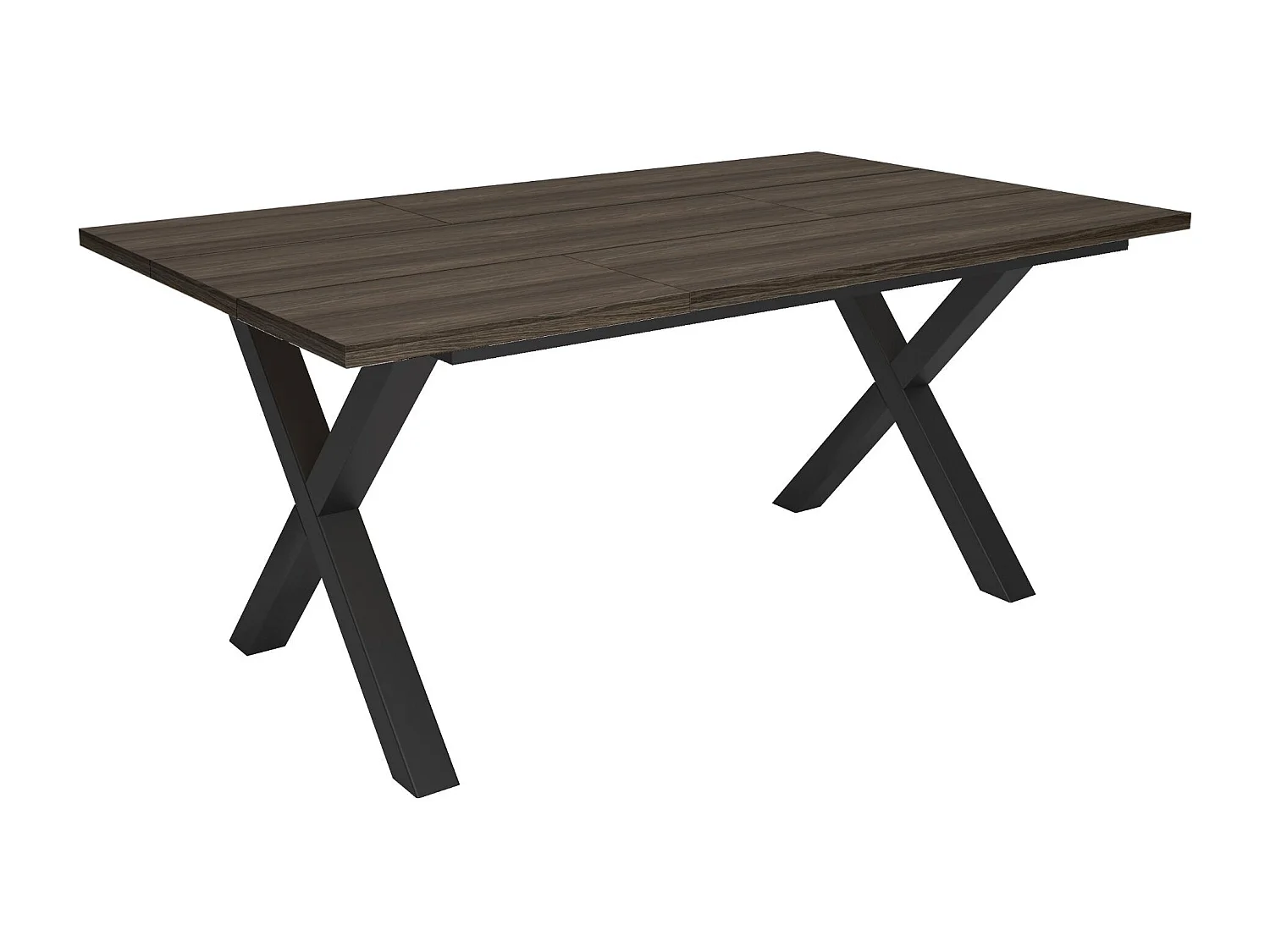 Mesa Sala de Jantar, 167x90x74 cm, Para 8 pessoas, Móveis Sala Jantar, Carvalho escuro