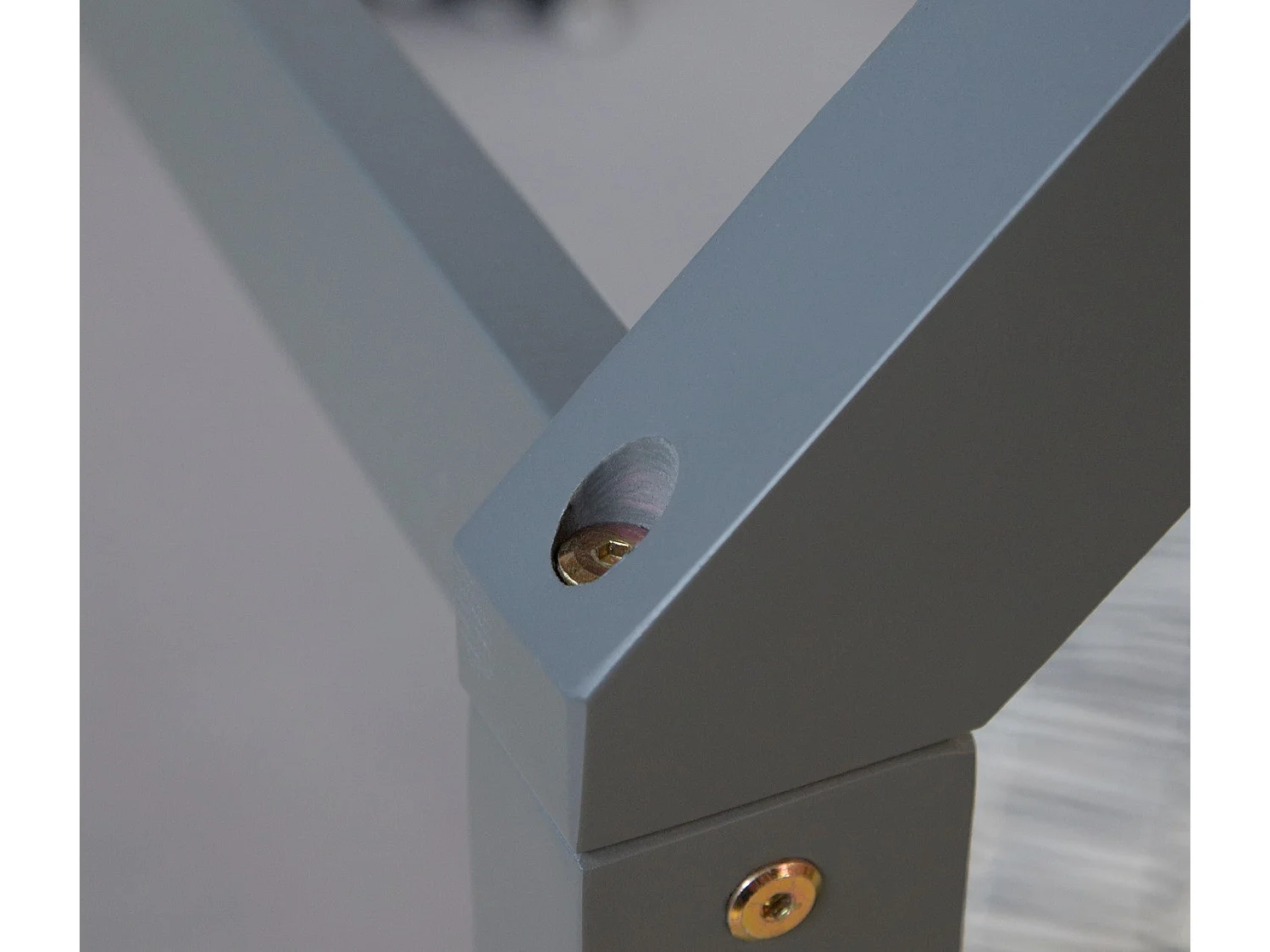 Lit pour enfant en bois marron 206 x 96 x 141 cm LIT06170