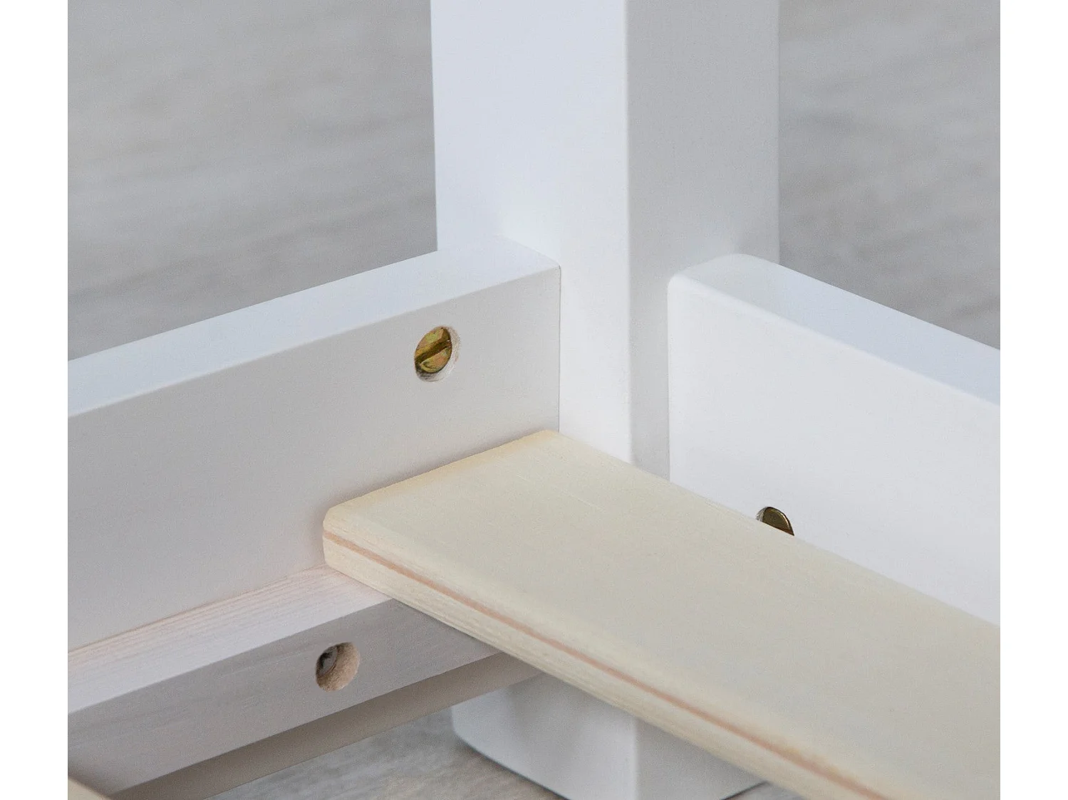 Lit pour enfant en bois blanche 206 x 96 x 141 cm LIT06169