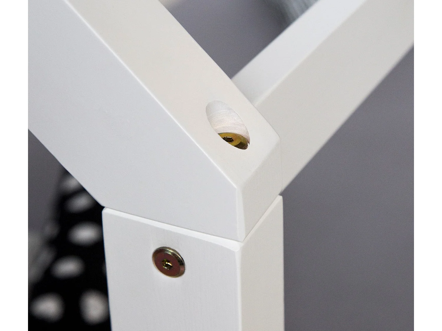 Lit pour enfant en bois blanche 206 x 96 x 141 cm LIT06169