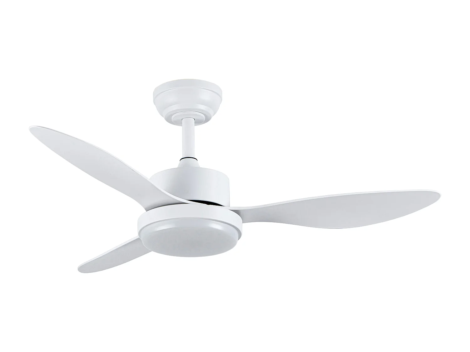Ventilateur de plafond lumineux - L. 107cm - Blanc - AREUM
