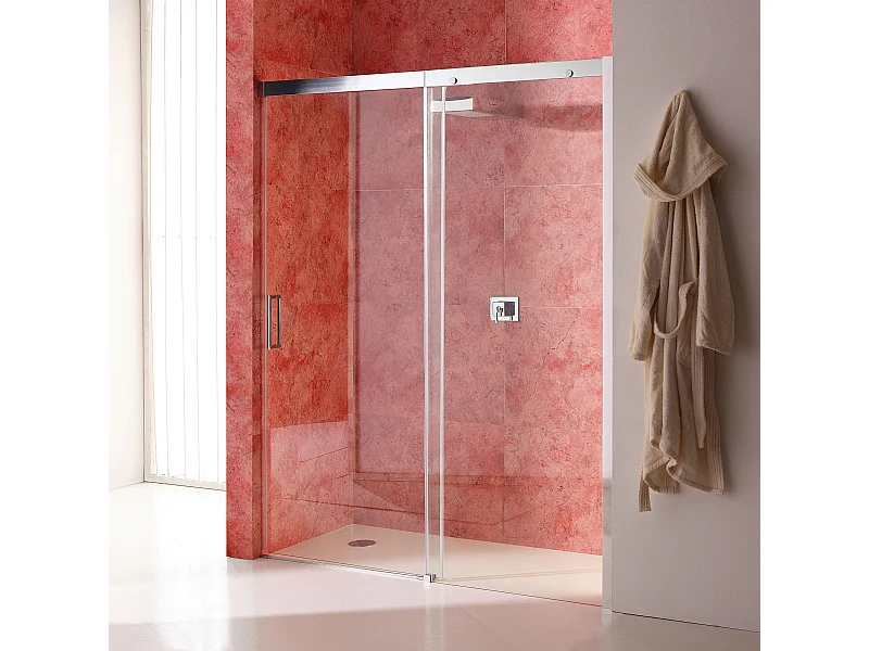 Porte De Douche En Niche De 120 Cm Paroi Fixe À Droite En Verre | Dream