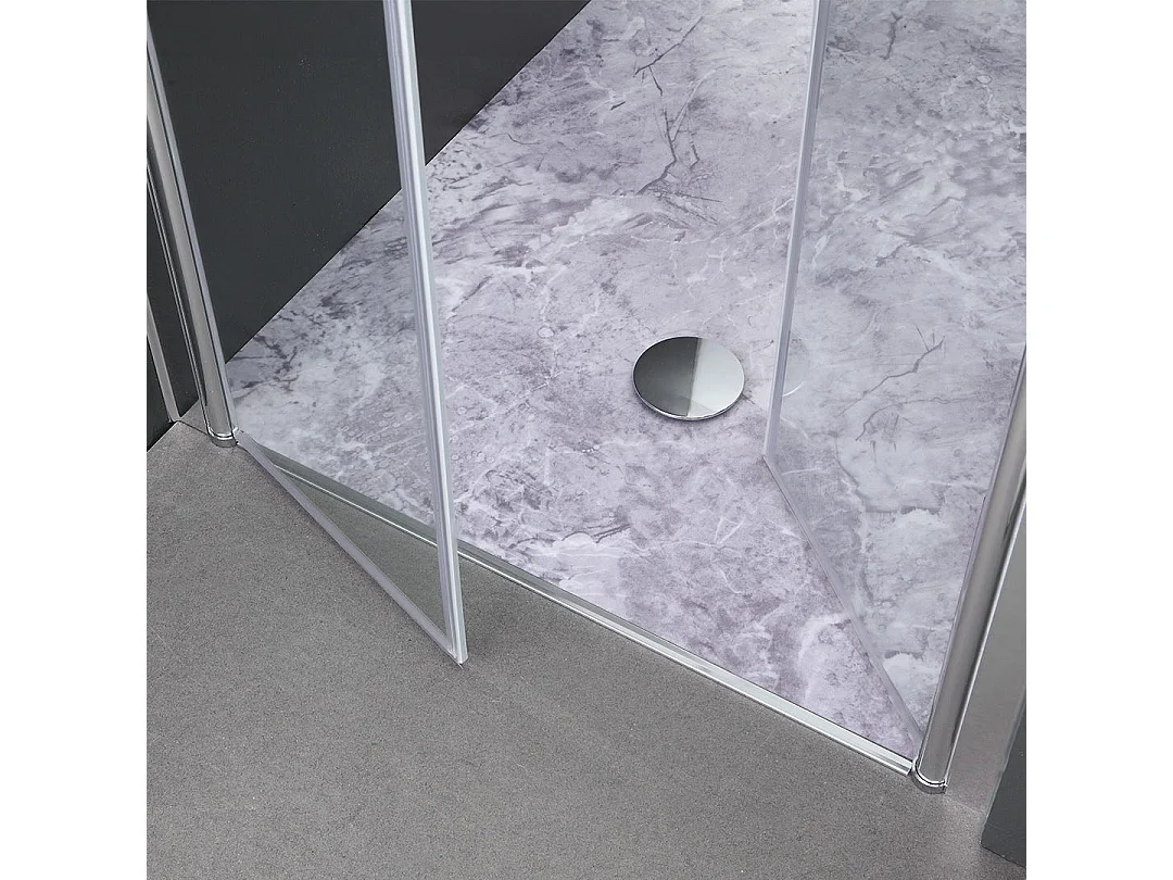 Porte De Douche Anti-Panique De 70 Cm Avec Ouverture Battante Saloon