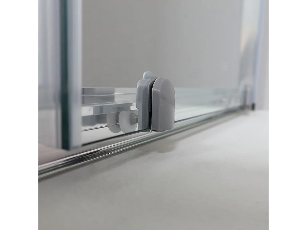 Douche En Niche Avec Porte Coulissante 100 Cm Cristal 6 Mm | New Giada