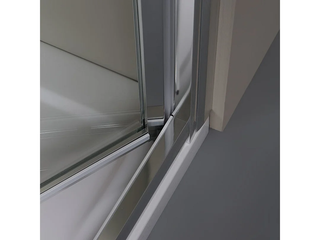 Porte De Douche Niche 75Cm Ouverture En Accordéon | Soffio