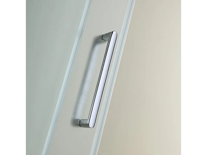 Porte De Douche En Niche De 120 Cm Avec Paroi Fixe À Gauche Verre Satiné | Dream