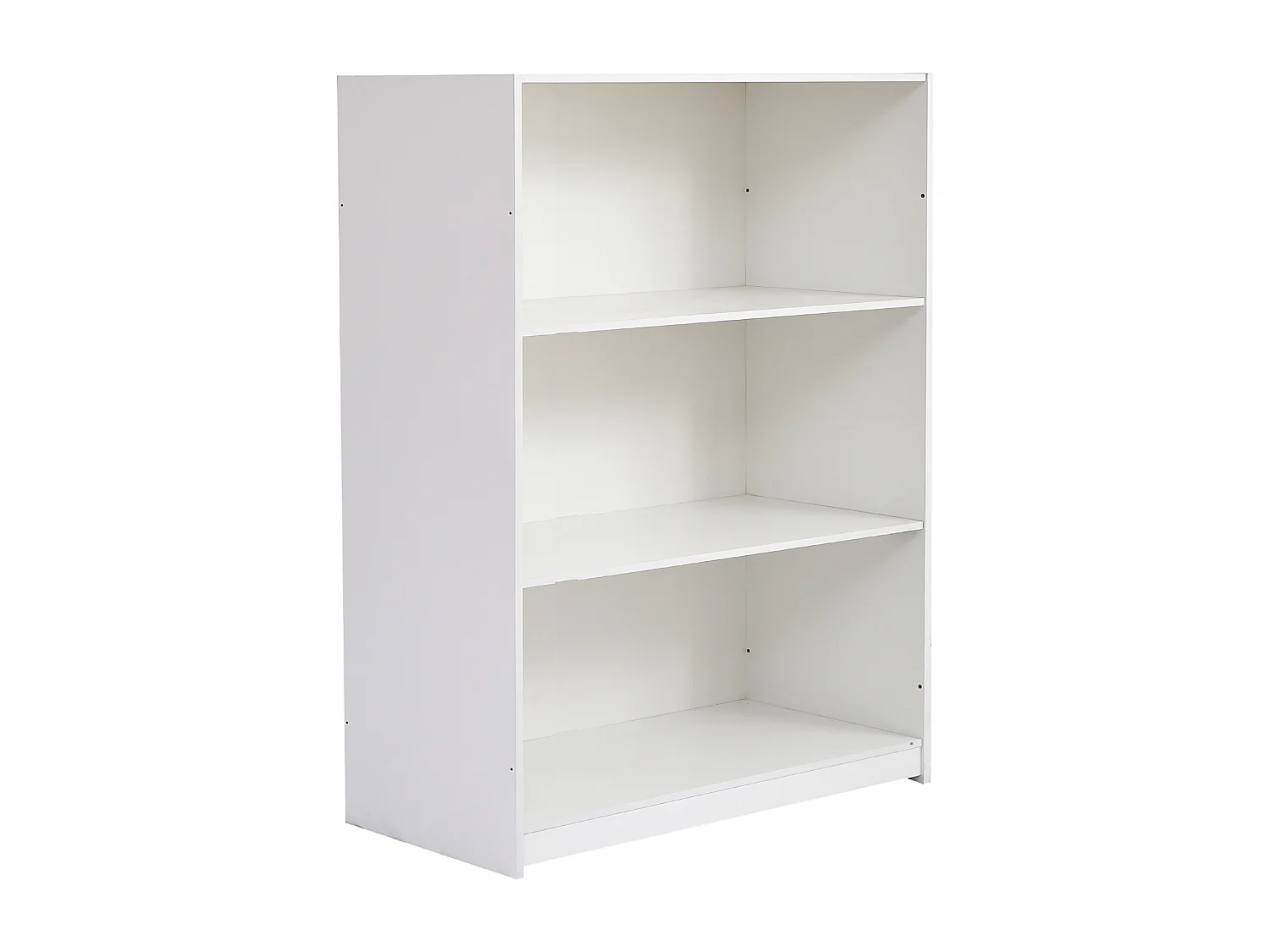 Letto a soppalco per bambini 90 x 200 cm con 4 cassetti, scrivania e armadio contenitore - Legno bianco