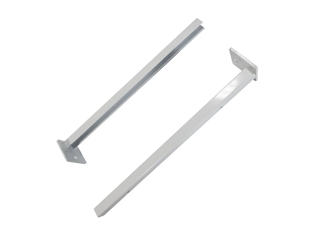 Jeu De 2 Supports D'étagère En Métal 40Cm