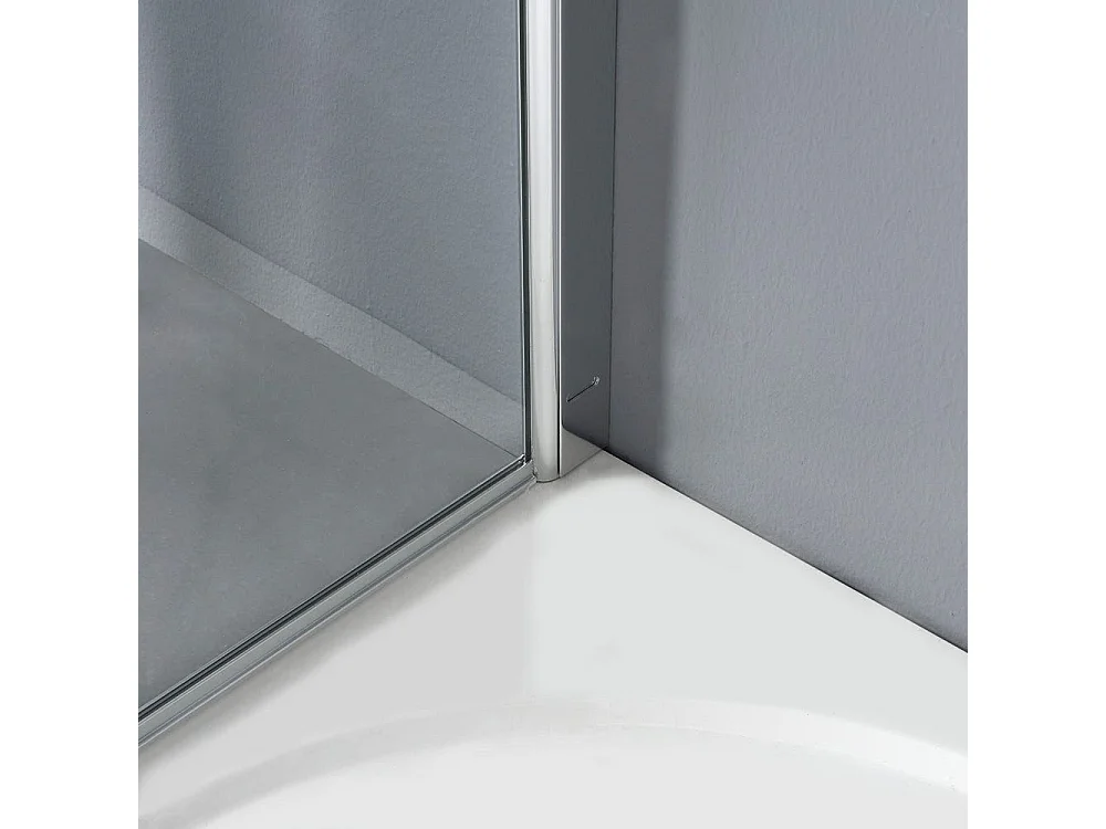 Paroi Fixe De Douche Walk-In À L'italienne 100 Cm En Verre