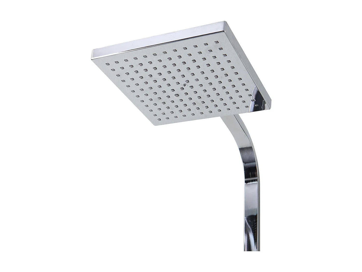 Colonne De Douche Thermostatique Carrée Finition Chromée