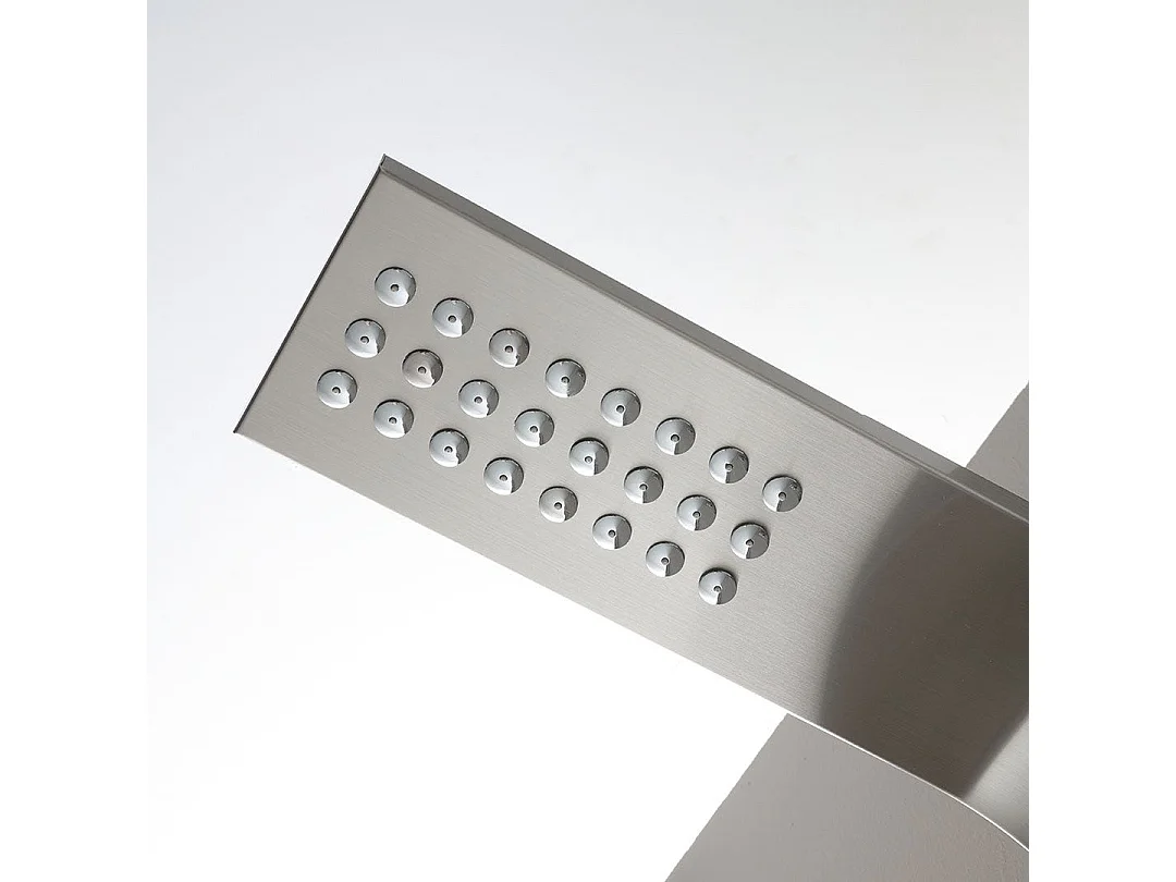 Panneau De Douche En Acier Inoxydable 304 Brossé H 125Cm